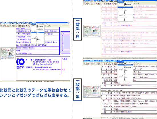 結果の表示＜あおり機能＞